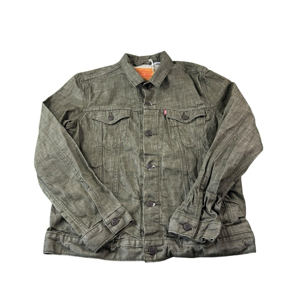 Levi's Strauss Green Trucker Men's Jacket‎ From Size Large